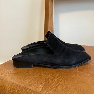 Robert Clergerie Suede Slip on Loafers